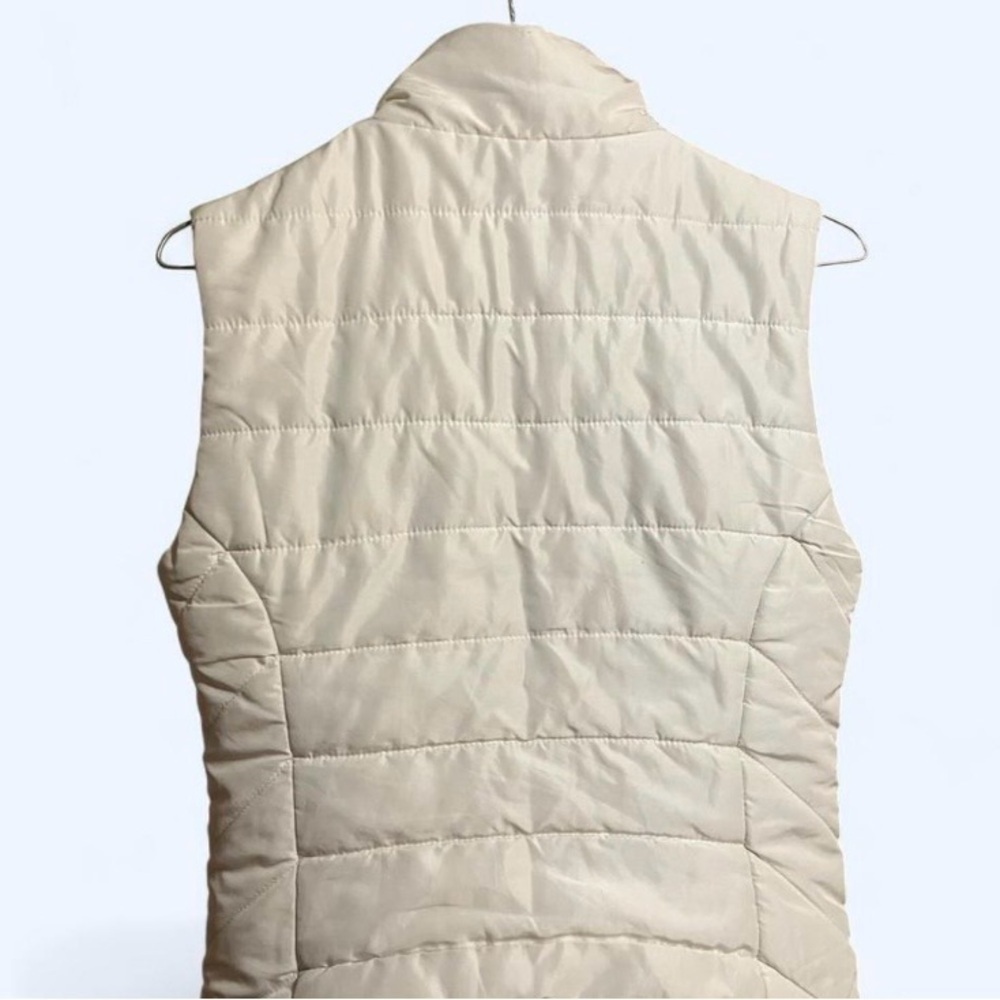 Aeropostale Cream Quilted Vest - Picture 2 of 3